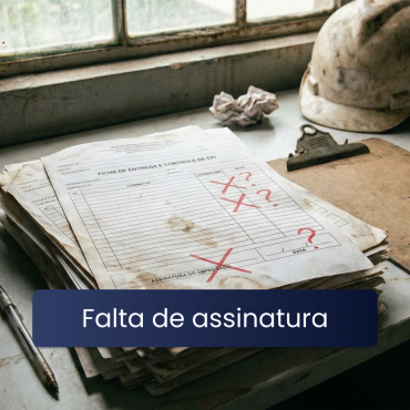 Falta de Assinatura